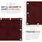 Tarpco Safety Heavy Duty Tarp, 10 ft x 10 ft, 14 Mil, Maroon, Polyethylene, Waterproof, Rip and Tear Proof TS-107-10X10 - alternate 7